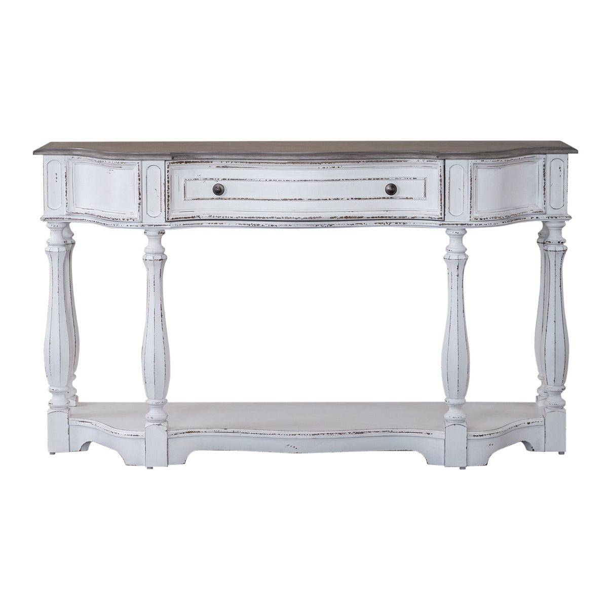 Magnolia Manor - Hall Console Table - Antique White