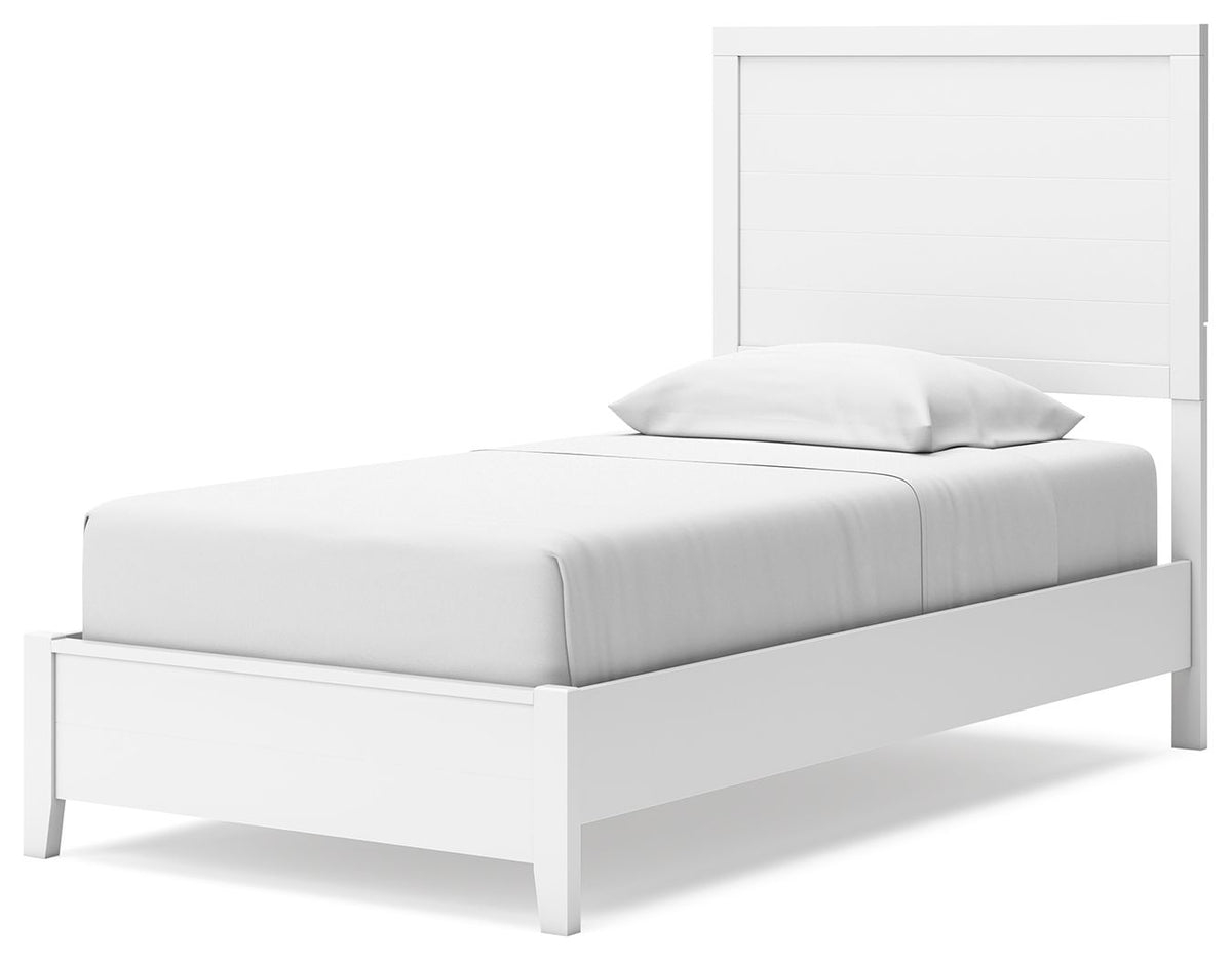 Binterglen - Twin Panel Bed - White