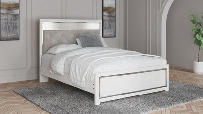 Altyra - Queen Panel Bed With Roll Slats - White