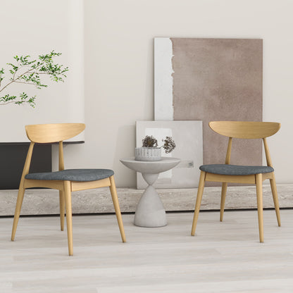 Ergonomic Back Dining Chairs (Set of 2)