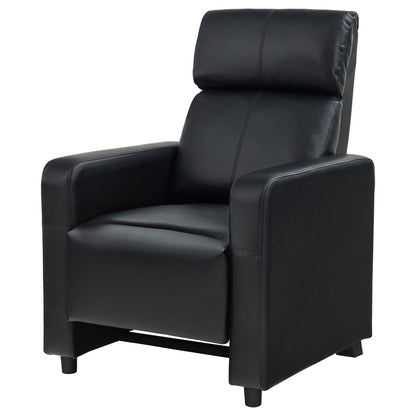 Push Back Recliner - Black