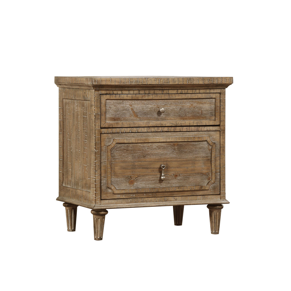 2 Drawer Nightstand - Taupe
