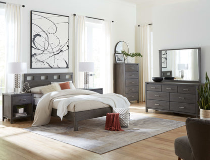 Nevis Riva - Dresser Mirror - Sharkskin