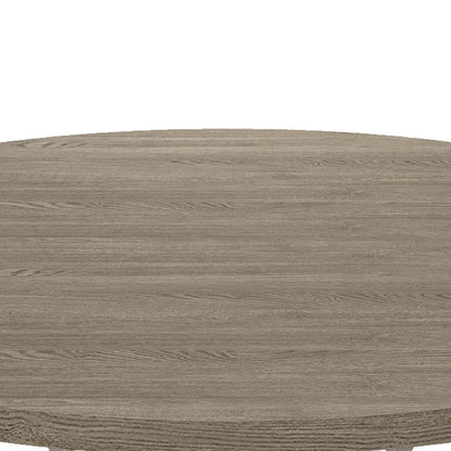 Tannen - Round Dining Table - White / Gray