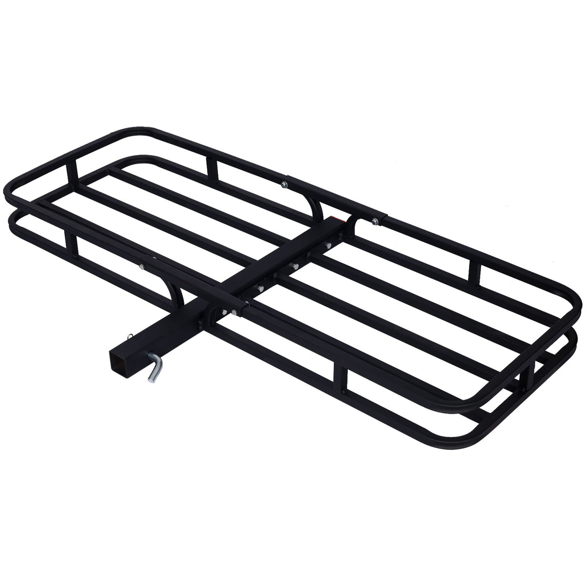 Heavy Duty Steel Hitch Mount Cargo Carrier Rack For SUV, Truck, Car With 2" Receiver - Black