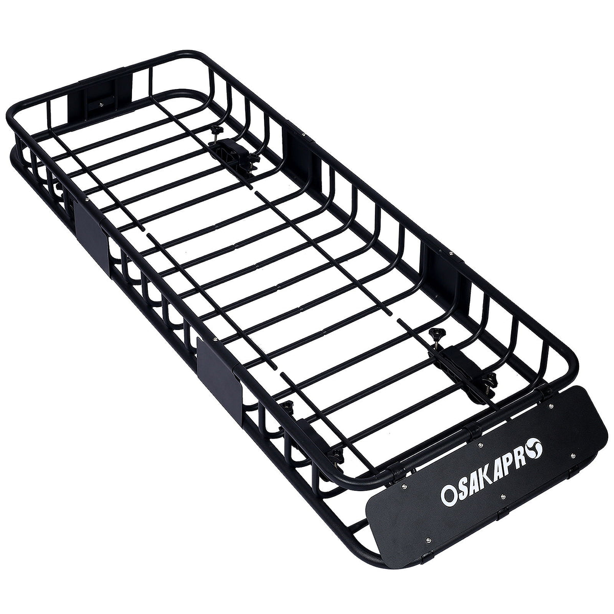Motoring Rooftop Cargo Carrier Basket Steel, Universal Fit Roof Rack