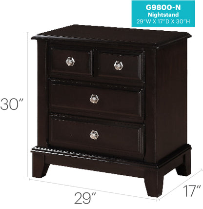 Ashford - Nightstand - Cappuccino