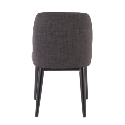 Tintori - Contemporary Dining Chair (Set of 2) - Black