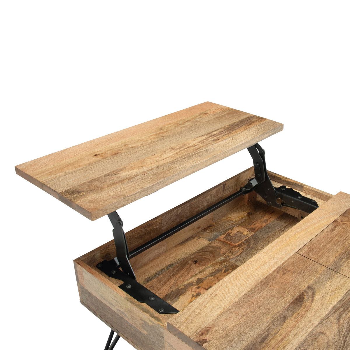 Hunter - Lift Top Square Coffee Table - Natural