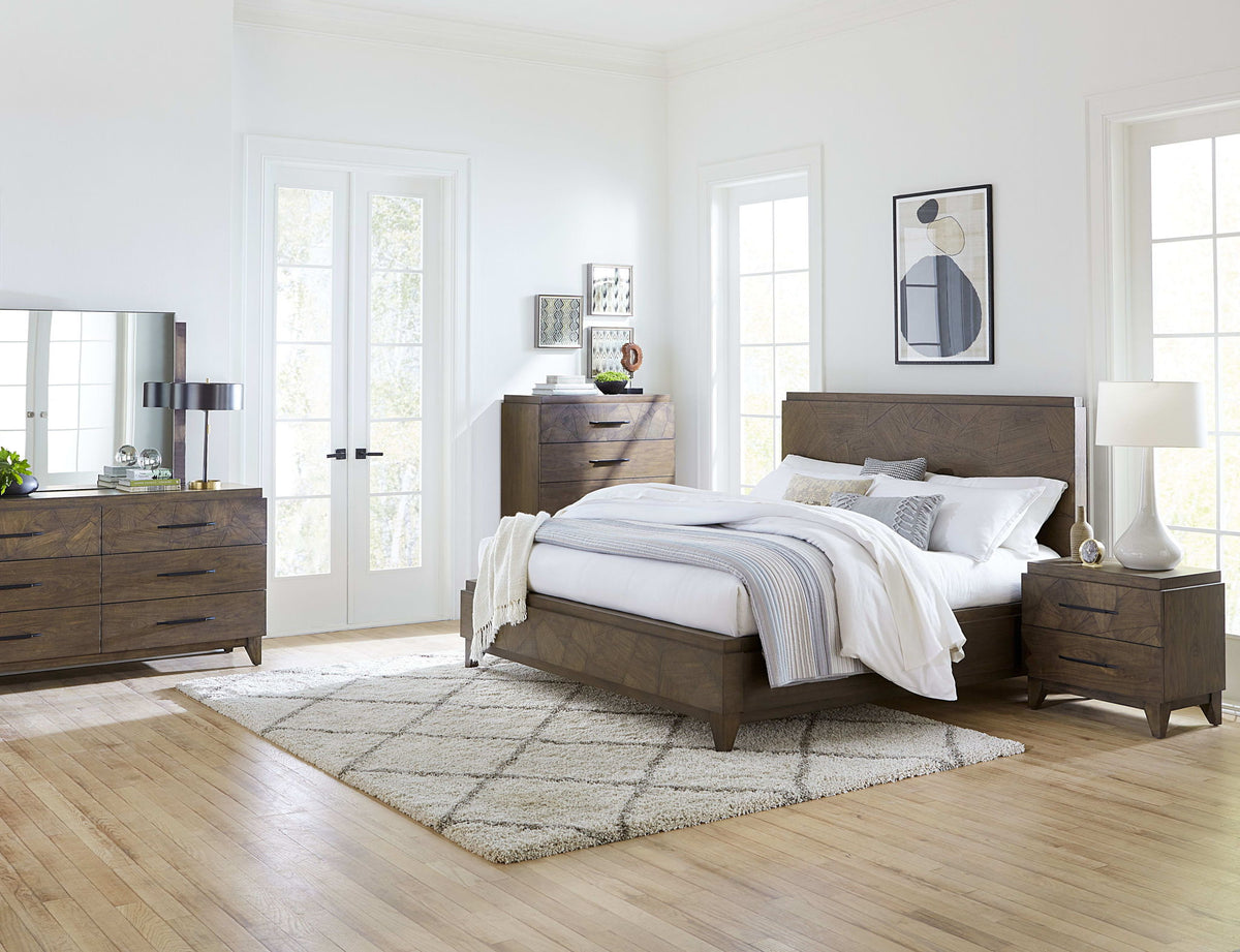 Broderick - Dresser Mirror - Wild Oats Brown