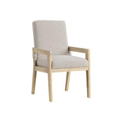 Arcadia - Upholstered Arm Chair - Antique Oak