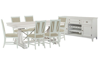 Heron Cove - Extendable Trestle Dining Table Set