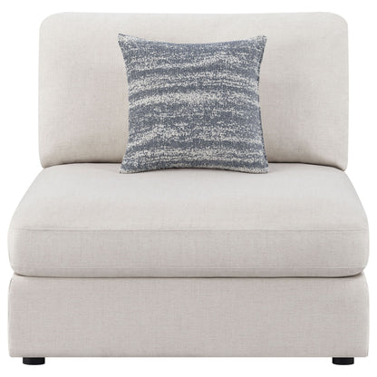 Duncan- Armless Chair With Removable Cushions