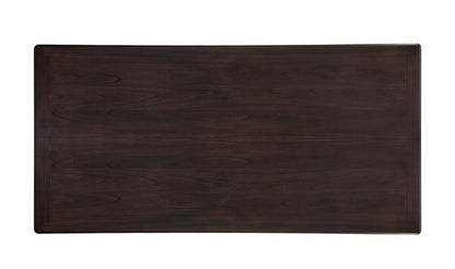 Drop Leaf Table With 4 Stools - Dark Brown