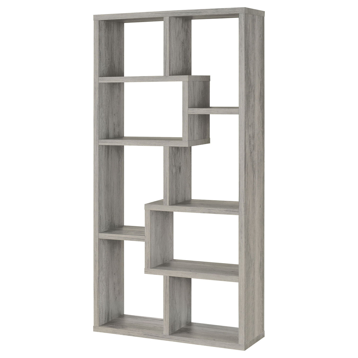 Lawton - 7 Shelf Bookshelf - Driftwood