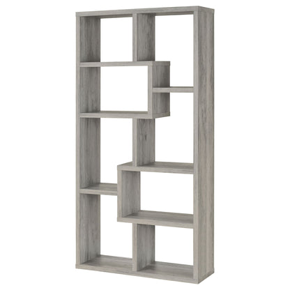 Lawton - 7 Shelf Bookshelf - Driftwood