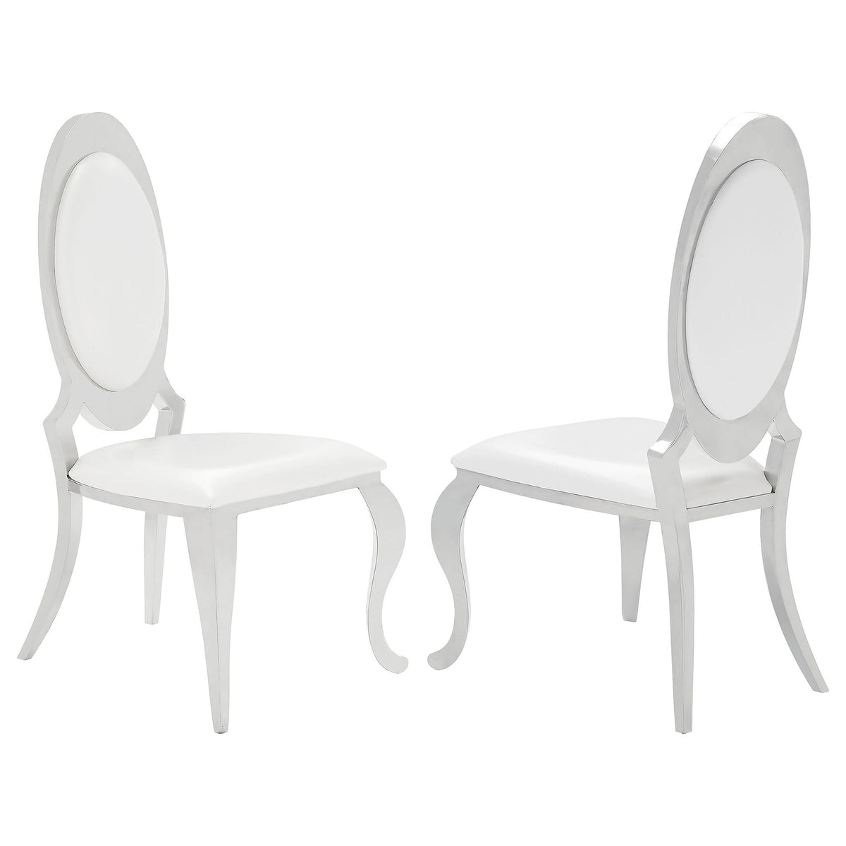 Chester - Upholstered Dining Side Chair (Set of 2) - Creamy White