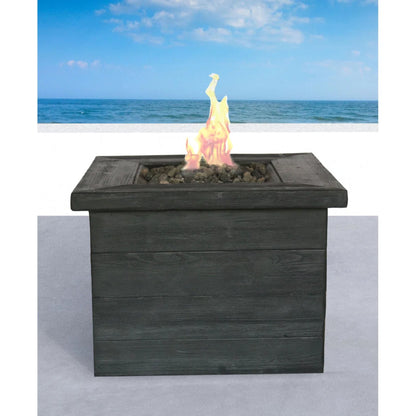 Fiber Reinforced Propane / Natural Gas, Fire Pit Table - Charcoal