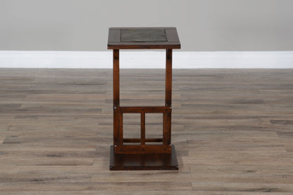 Santa Fe - Savannah 12.5" Traditional Wood Table - Dark Chocolate