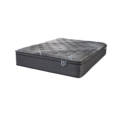 Comfort Care - King Size Hybrid Restful Nights Plush Mattress With Premium Comfort Bedding Pack - Black / White Print