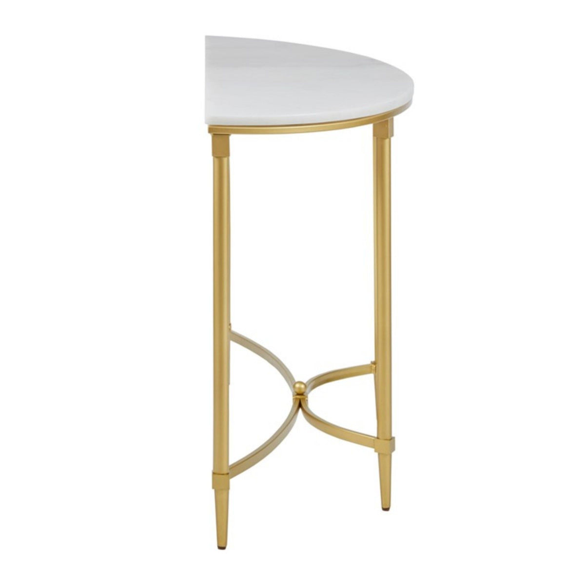 Bordeaux - Console Table - White / Gold