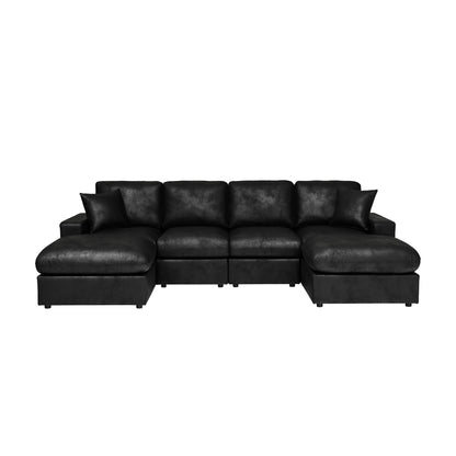 Sectional With 2 Ottomans