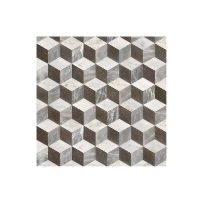 Hexagon Water Tiles For Floor And Wall (Set of 12)