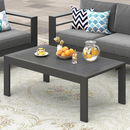 Modern Rectangle Outdoor Coffee Table