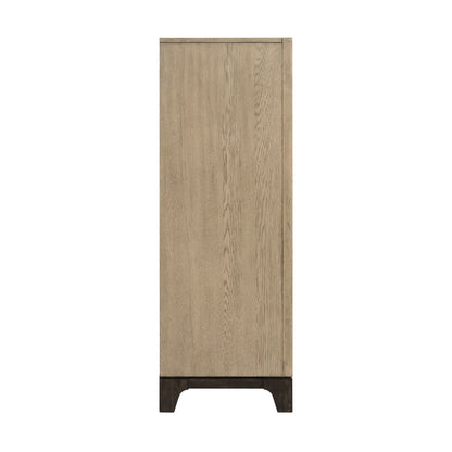 6 Drawer Chest With Smooth Glides - Brown