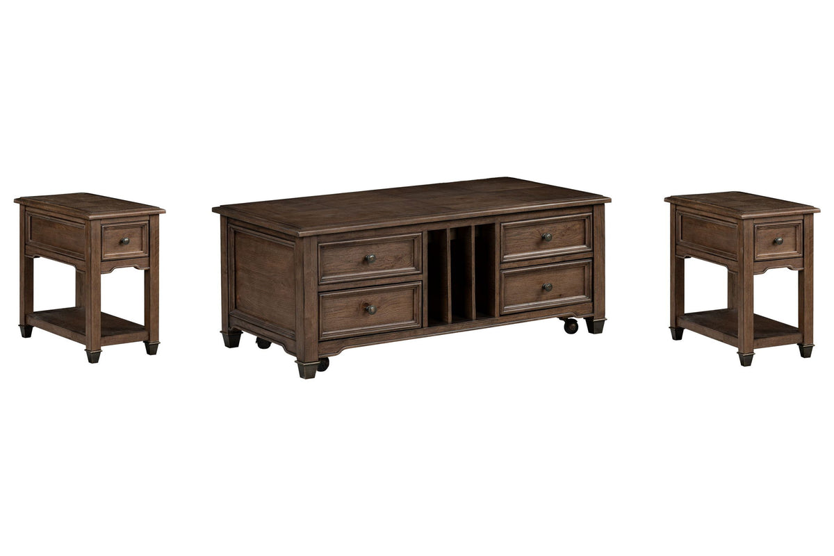 Cormac - Lift Top Storage Cocktail Table Set