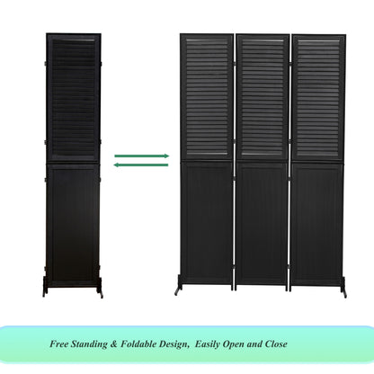 Rustic 3 Panel Room Dividers And Folding Privacy Screen