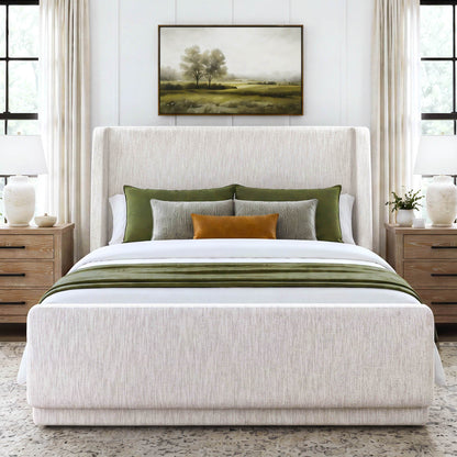 Breckenridge - Queen 5/0 Upholstered Bed - Grace Bone