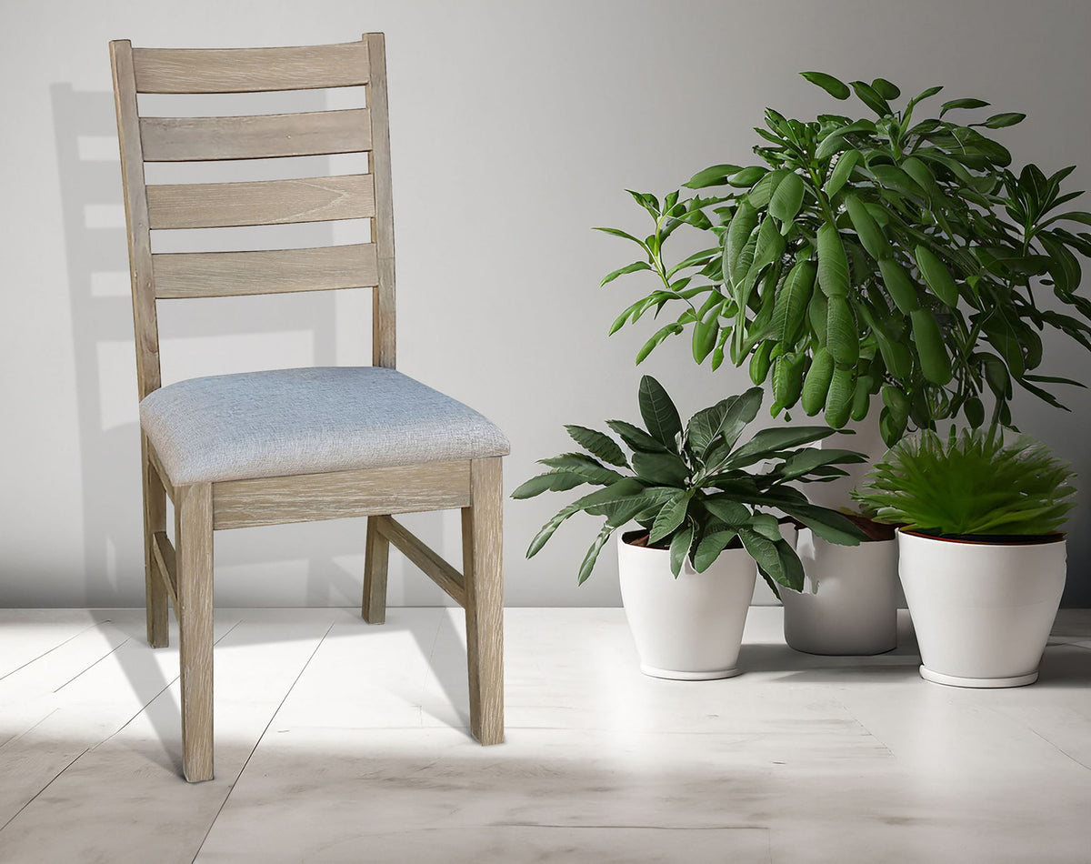 Evy - Ladderback Dining Chair (Set of 2) - Wheat