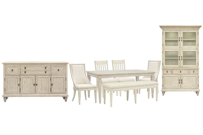 Newport - 8 Piece Extendable Rectangular Dining Table Set