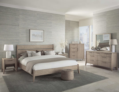 Sumire - Seven Drawer Ash Wood Dresser - Ginger