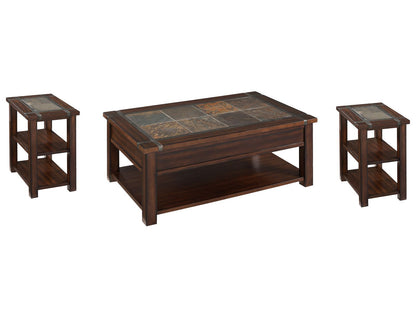 Roanoke - Rectangular Lift Top Cocktail Table Set