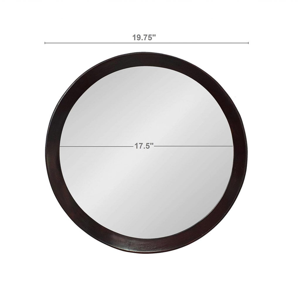 Transitional Decor Style Wall Mirror Decor With Frame For Bathroom