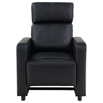 Push Back Recliner - Black