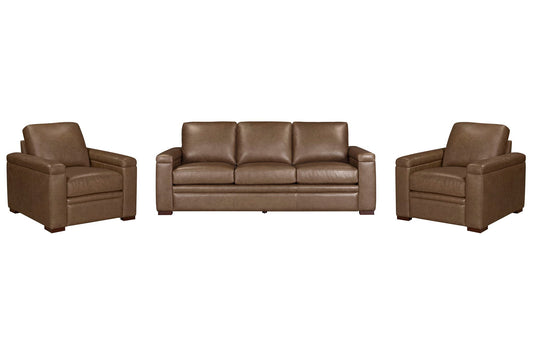Garrison - Stationary Sofa And 2 Chairs - Renaissance Tobacco
