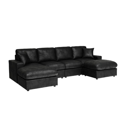 Sectional With 2 Ottomans