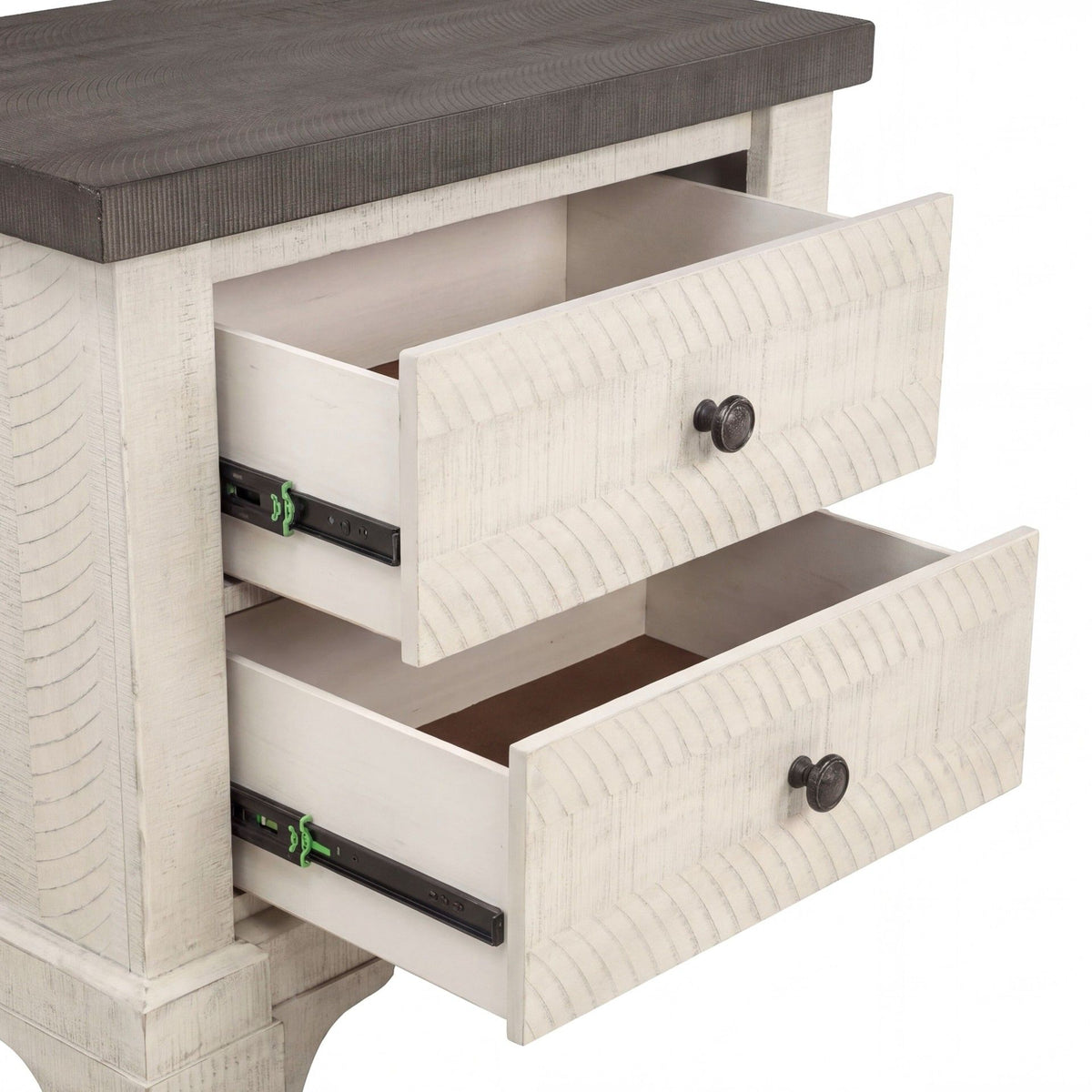 Augusta - Two Drawer Nightstand With USB Port