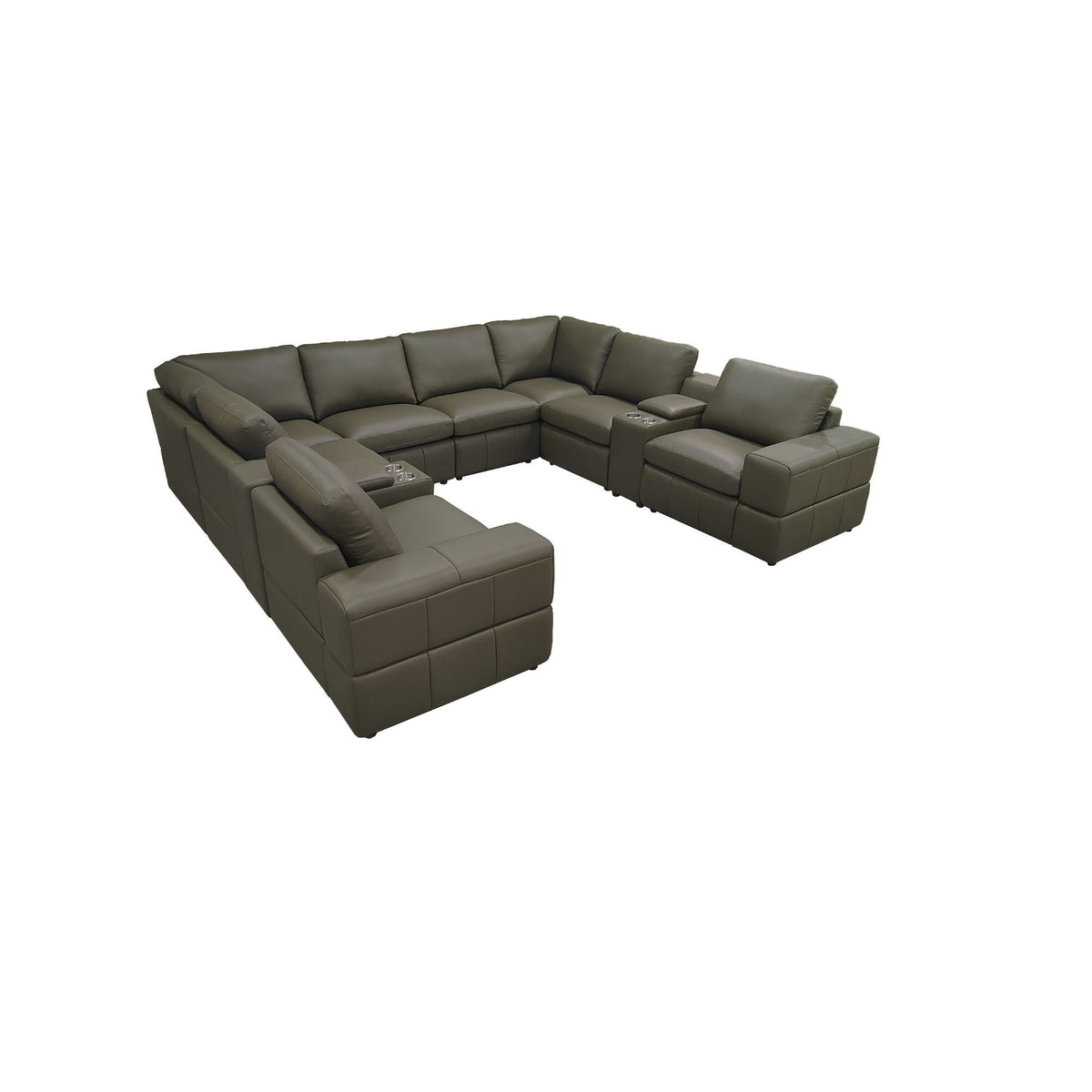 Modular Sectional With Large Square Arms