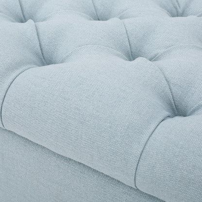 Glouster - Contemporary Storage Ottoman With Button Tufted Design