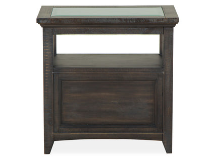 Westley Falls - Chairside End Table - Graphite