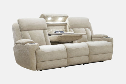 Dalton - Power Reclining Sofa, Loveseat, Recliner - Lucky Fawn
