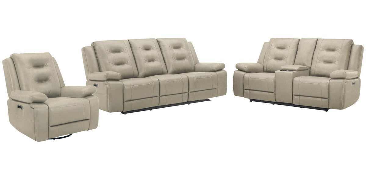 Caldwell - Power Console Loveseat