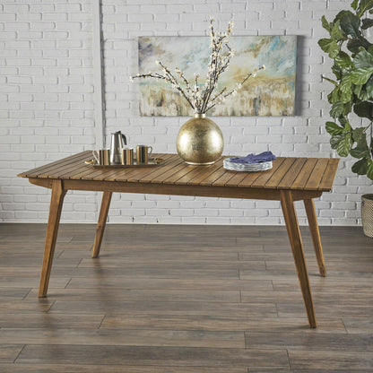 Outdoor Dining Table & Frame - Teak