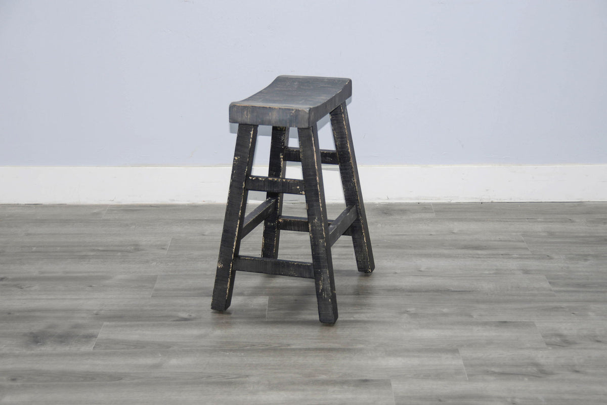 Marina - Stool With Wood Seat (Set of 2)