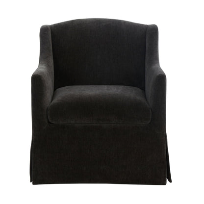 Luisa - Skirted Swivel Accent Chair