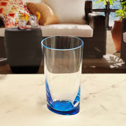 Leading Ware Oval Halo Acrylic Glasses Drinking Set